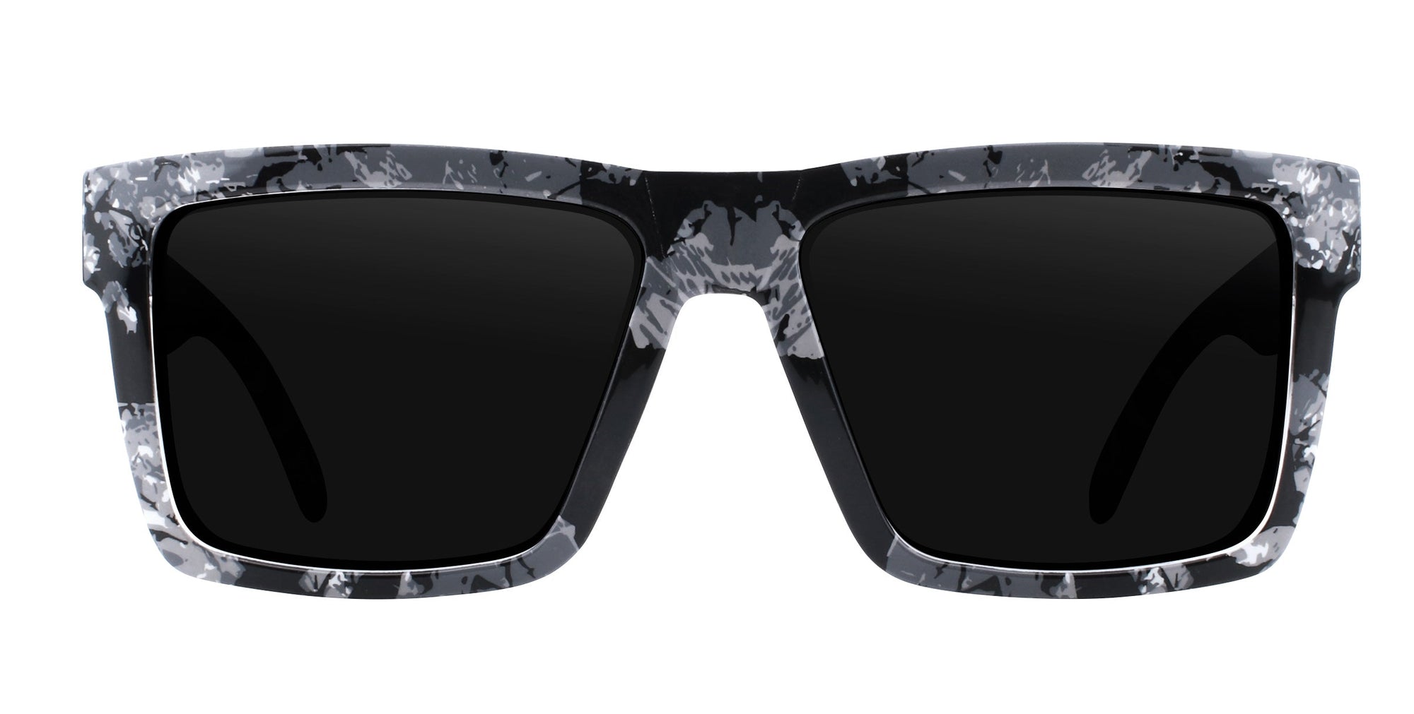South Shore Black/white marbled rectangular prescription glasses from Neven Eyewear.