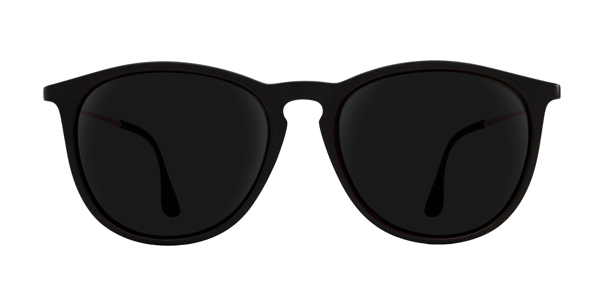 Quinn Black Round prescription glasses from Neven Eyewear.