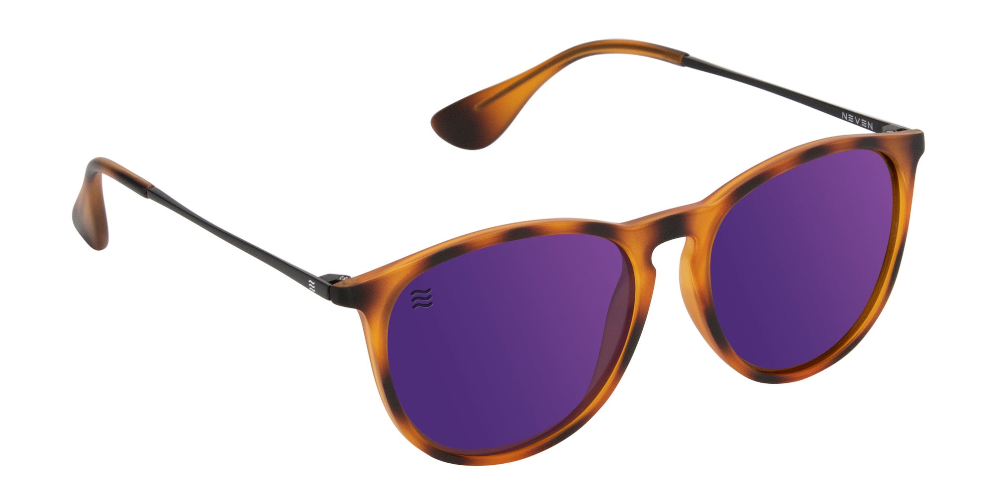 Stella tortoiseshell round polarized sunglasses from Neven Eyewear.
