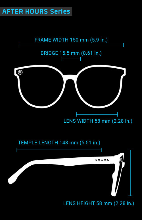 Fit Guide for After Hours sunglasses frames