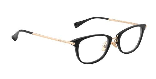 Frances black prescription glasses from Neven Eyewear.
