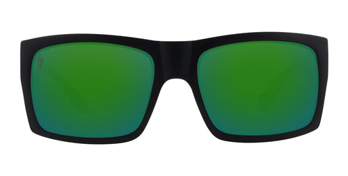 Dopamine black rectangular polarized sunglasses from Neven Eyewear.