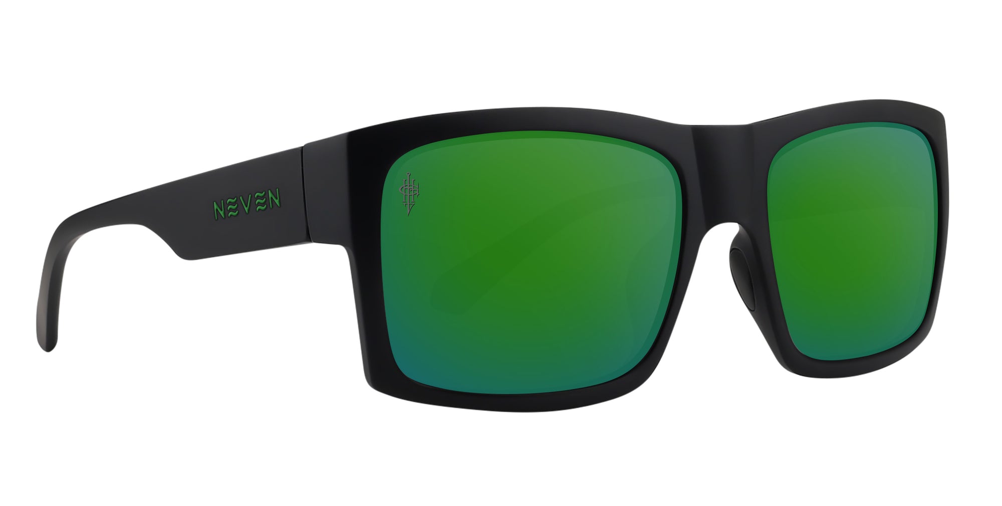 Dopamine black rectangular polarized sunglasses from Neven Eyewear.