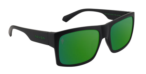 Dopamine black rectangular polarized sunglasses from Neven Eyewear.