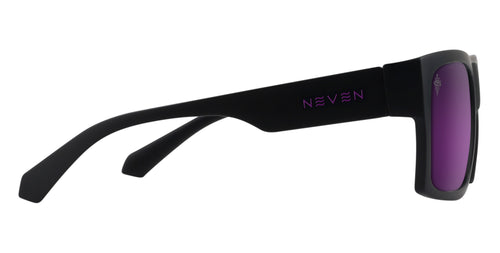 Purple Reign black rectangular polarized sunglasses from Neven Eyewear.