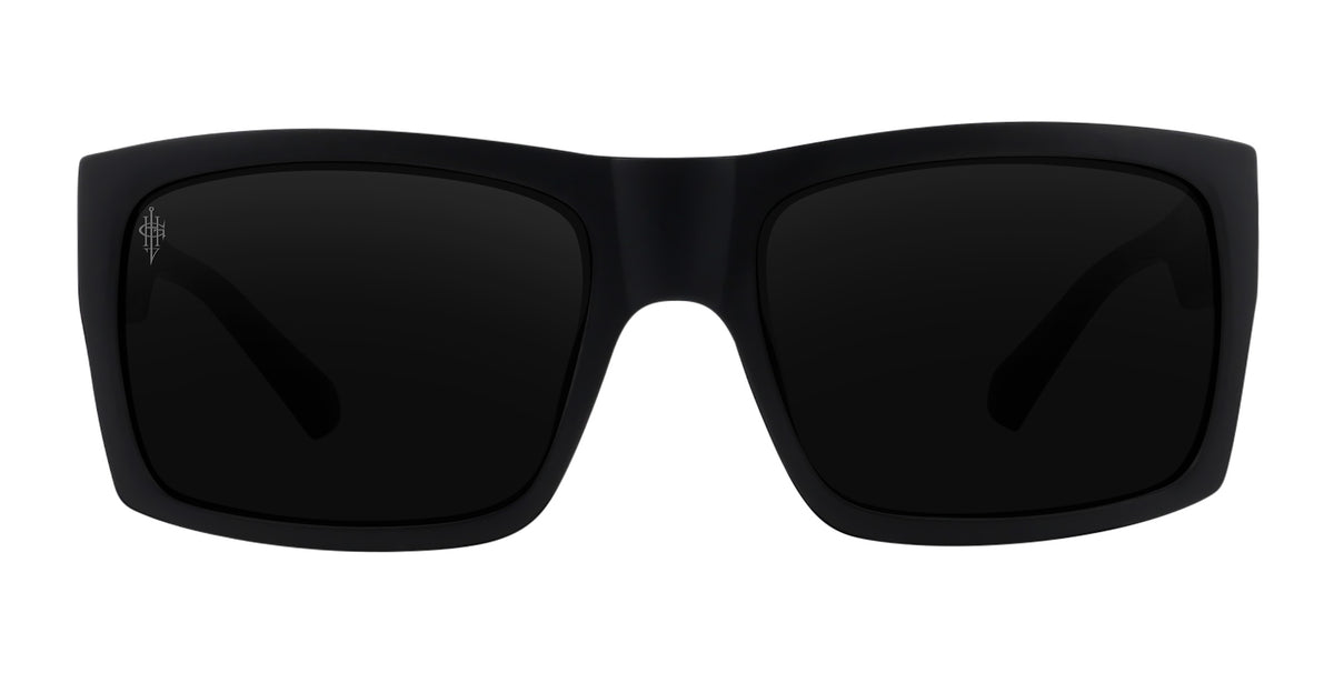 Redrum black rectangular polarized sunglasses from Neven Eyewear Pair name: Redrum Frame shape: rectangular.