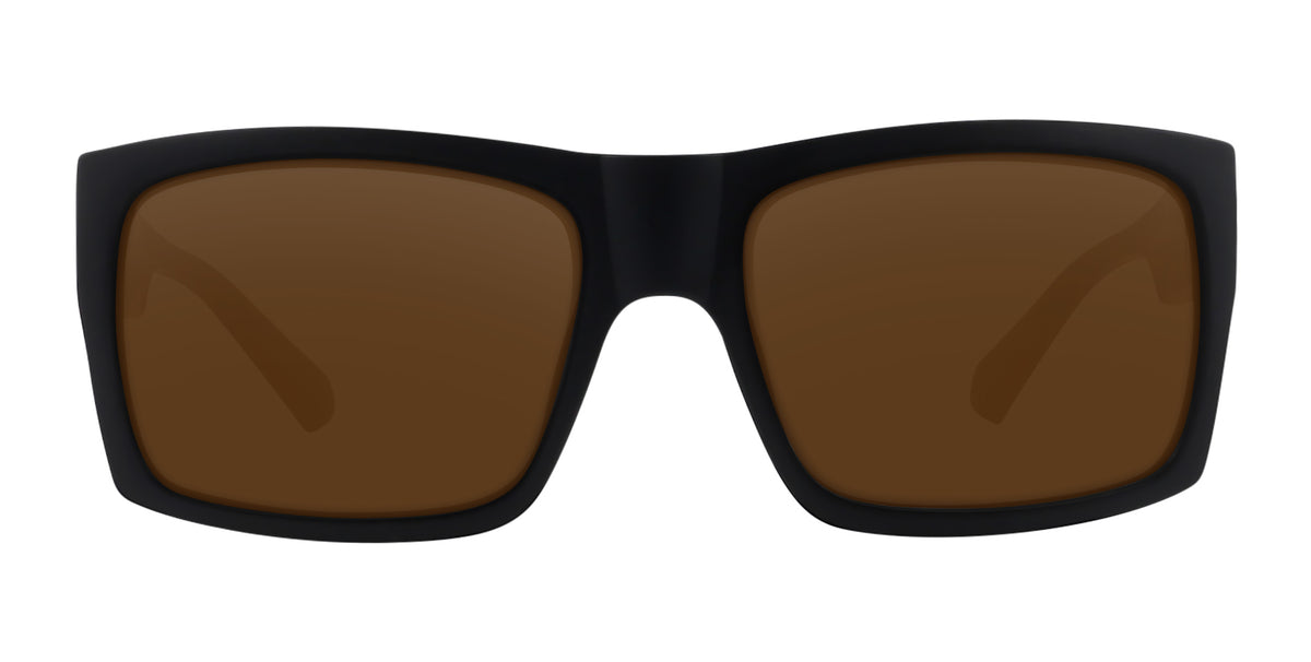 Redrum black rectangular prescription glasses from Neven Eyewear Pair name: Redrum Frame shape: rectangular.