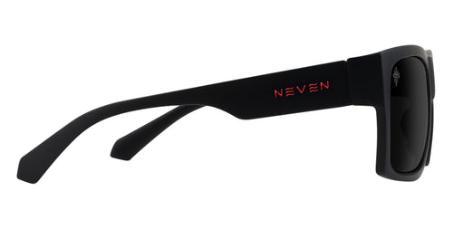Redrum black rectangular polarized sunglasses from Neven Eyewear Pair name: Redrum Frame shape: rectangular.