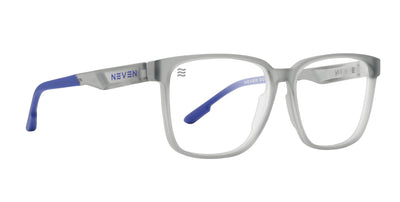 Utah clear rectangle prescription glasses from Neven Eyewear.