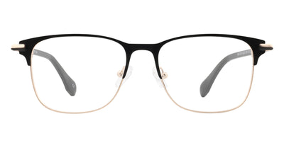 Ferris eyeglasses with black and gold frame