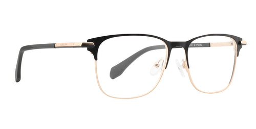 Ferris Black/gold Rectangular prescription glasses from Neven Eyewear.