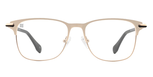 Rooney Gold Square prescription glasses from Neven Eyewear.
