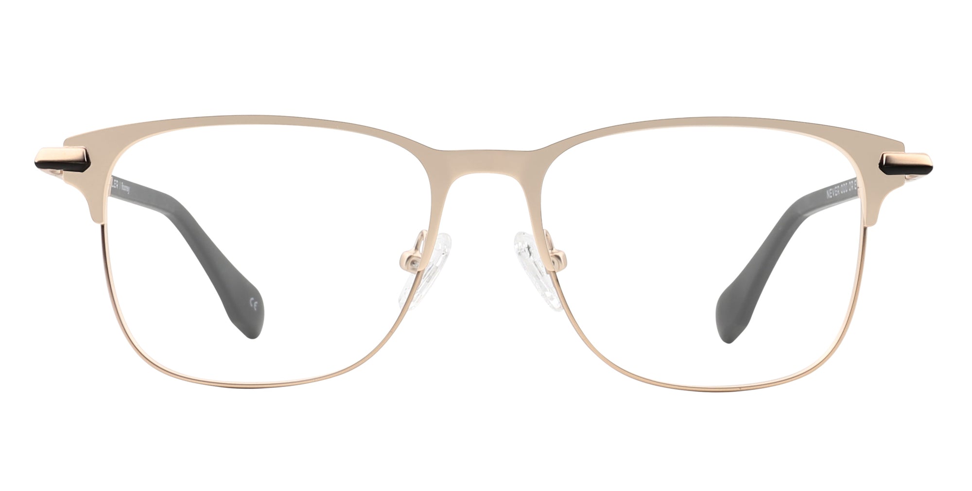Rooney Gold Square prescription glasses from Neven Eyewear.