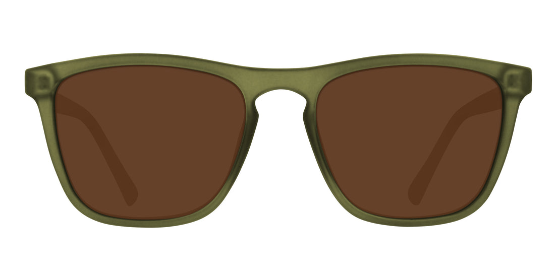 Fir olive green rectangular polarized sunglasses from Neven Eyewear.