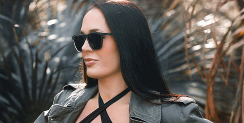 Fir olive green rectangle polarized sunglasses from Neven Eyewear.