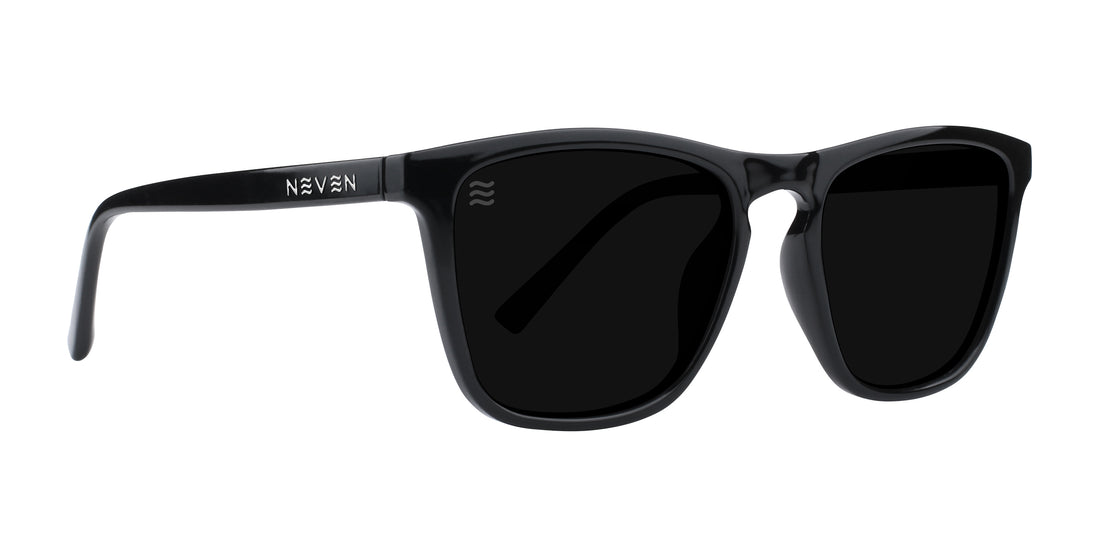 Nix black polarized sunglasses with a sleek design and UV400 protection.