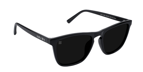 Nix black sunglasses polarized sunglasses from Neven Eyewear.