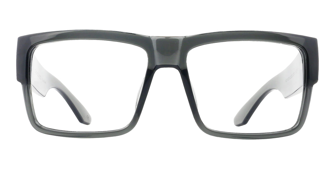 Banshee gray rectangular prescription glasses from Neven Eyewear.