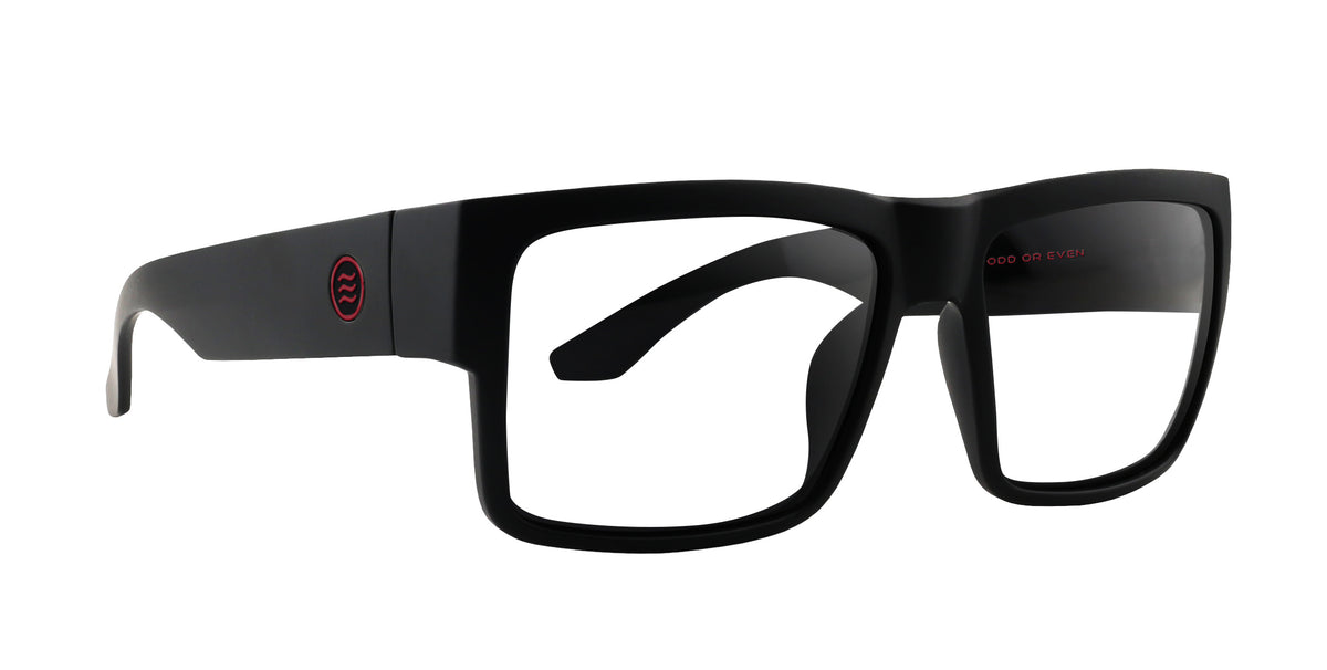 Havoc Black Rectangular prescription glasses from Neven Eyewear.