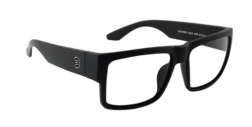 Relic Black Rectangular prescription glasses from Neven Eyewear.