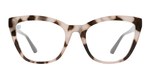 Mooney pink cat-eye prescription glasses from Neven Eyewear.