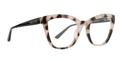 Mooney pink cat-eye prescription glasses from Neven Eyewear.