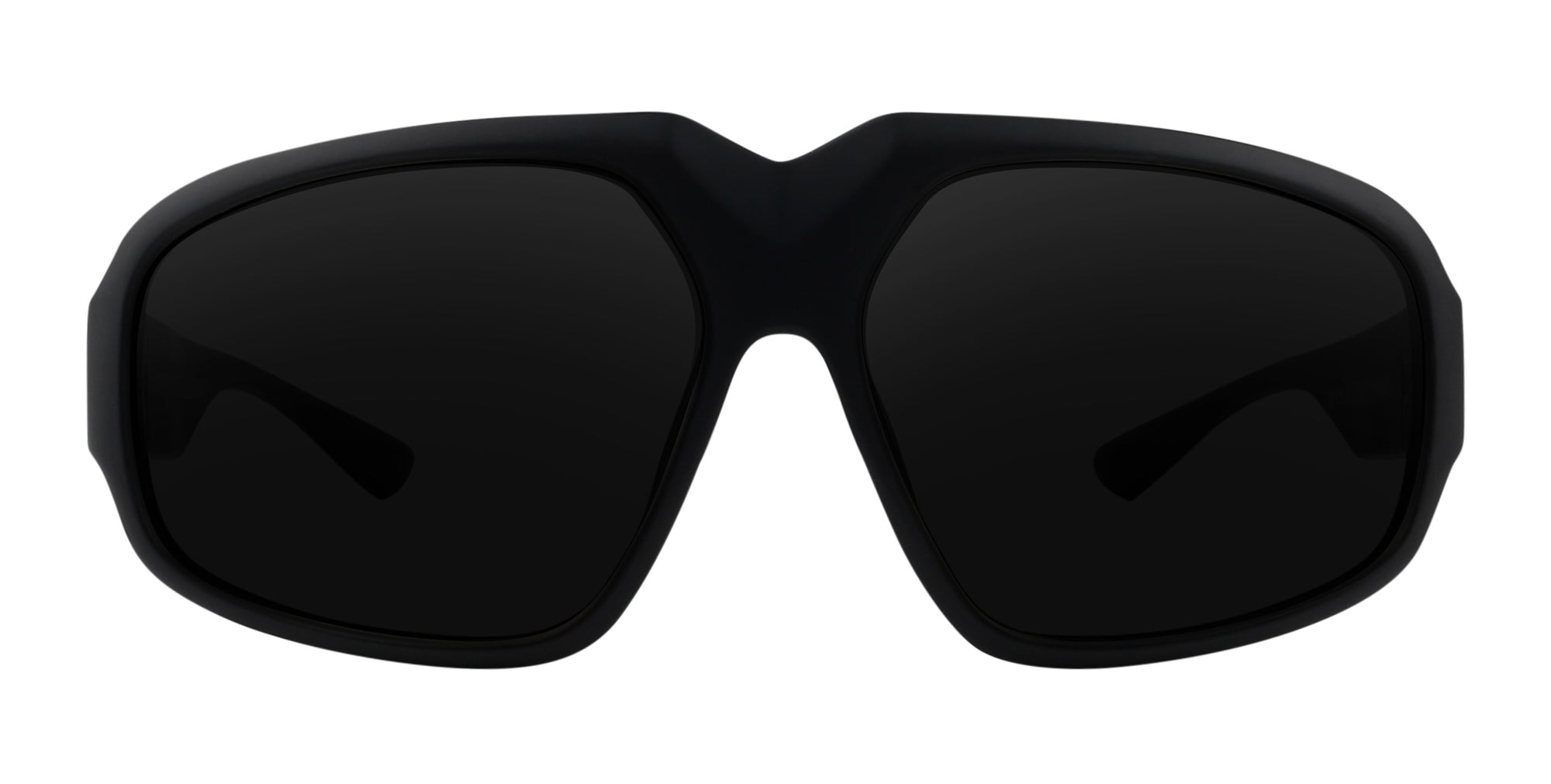 DOA matte black oversized prescription glasses from Neven Eyewear Pair name: DOA Frame shape: oversized.