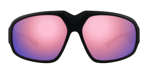 DOA matte black oversized prescription glasses from Neven Eyewear Pair name: DOA Frame shape: oversized.