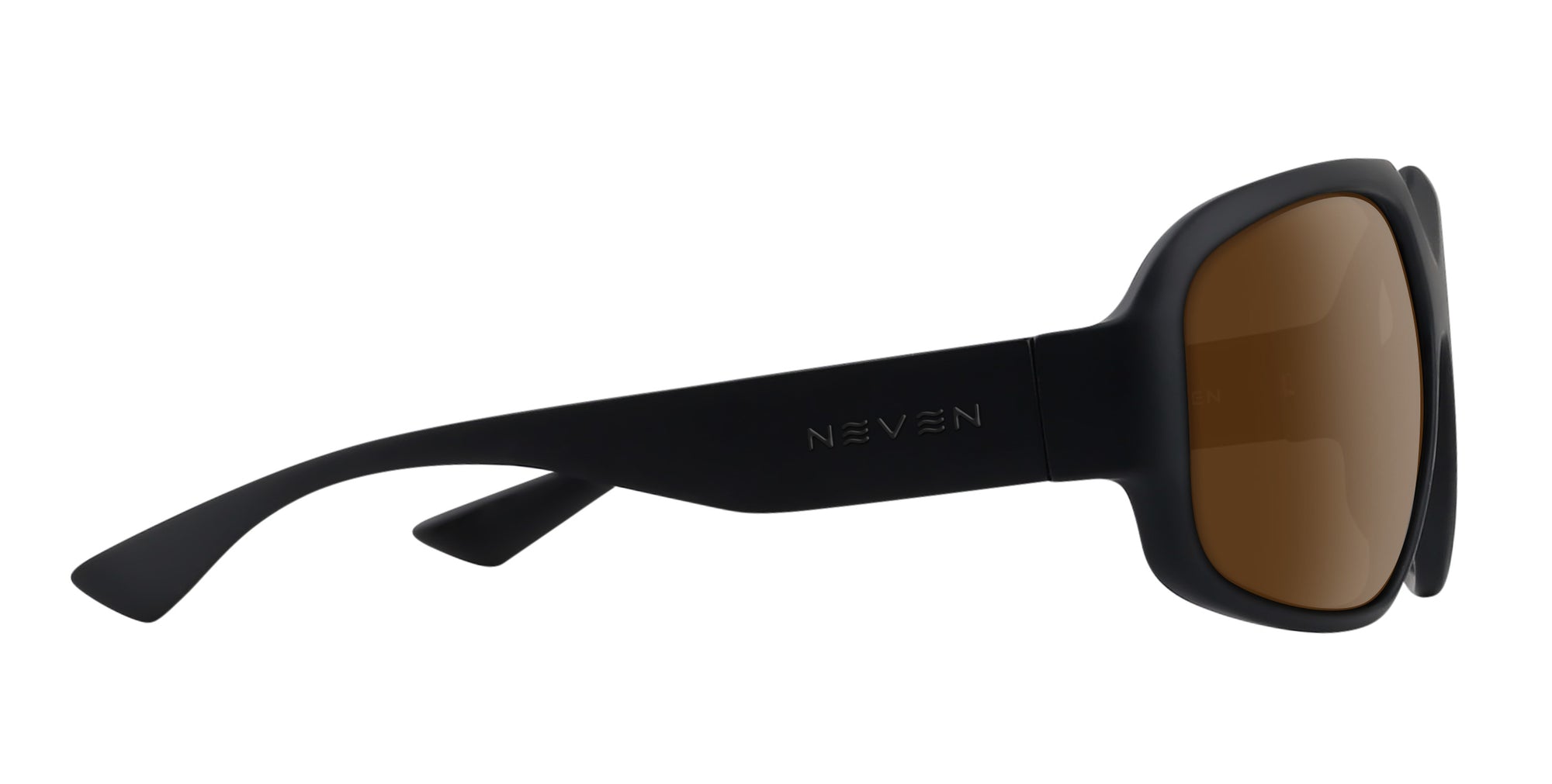 DOA matte black oversized prescription glasses from Neven Eyewear Pair name: DOA Frame shape: oversized.