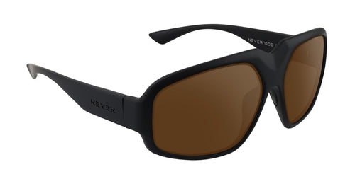 DOA matte black oversized prescription glasses from Neven Eyewear Pair name: DOA Frame shape: oversized.