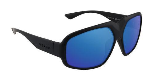 DOA matte black oversized prescription glasses from Neven Eyewear Pair name: DOA Frame shape: oversized.