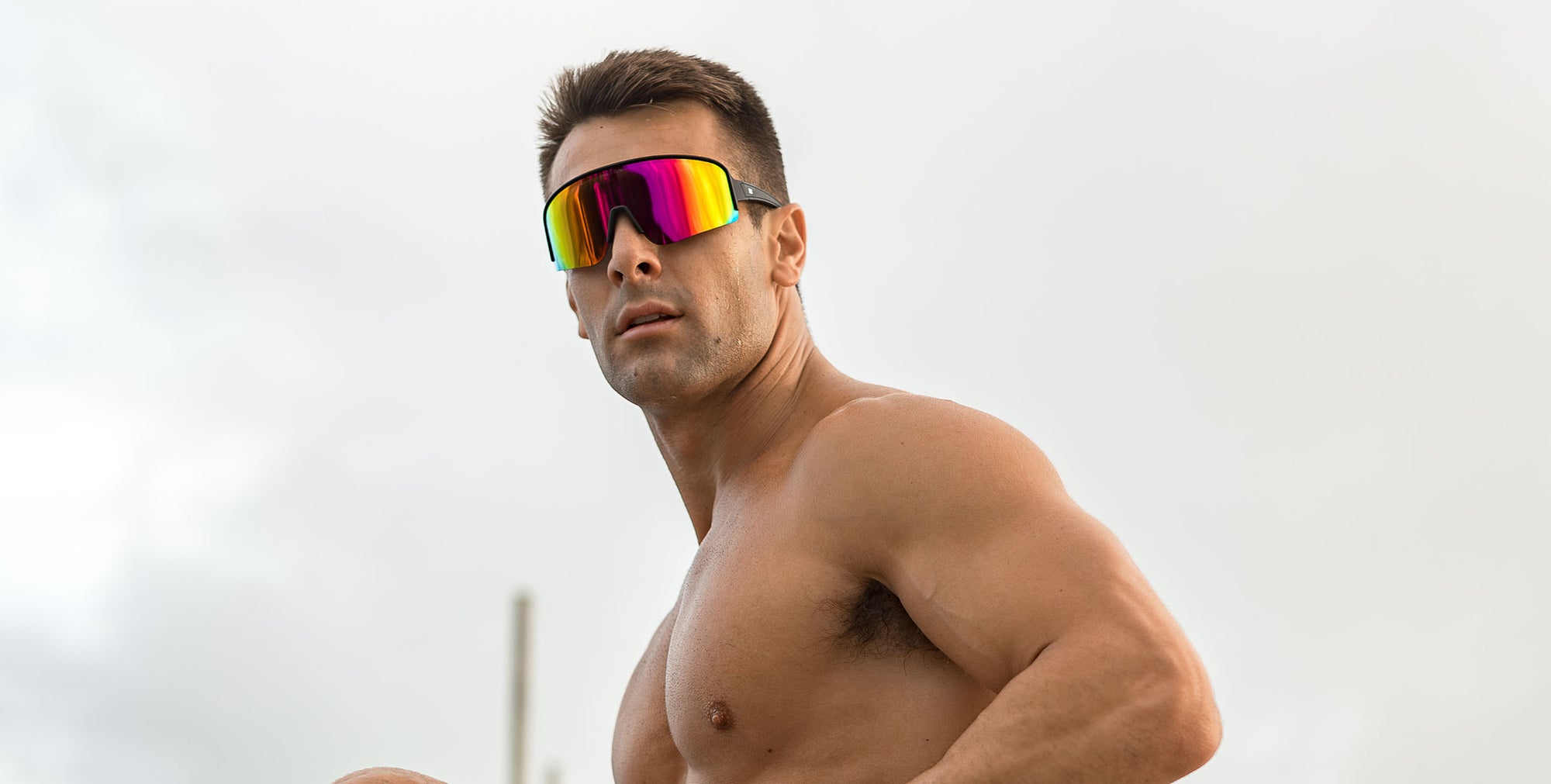 FLL SND black sports polarized sunglasses from Neven Eyewear.