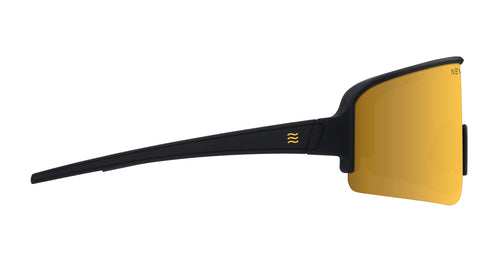 PR black wide polarized sunglasses from Neven Eyewear.