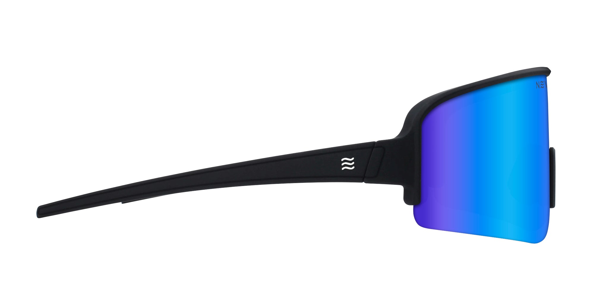 Strides Black Square Polarized Sunglasses from Neven Eyewear.