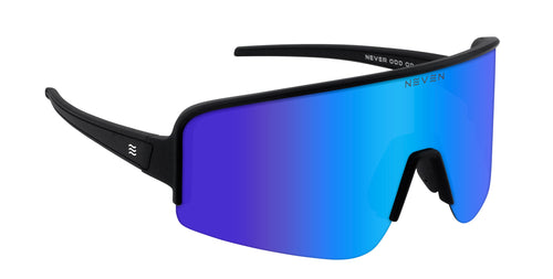 Strides Black Square Polarized Sunglasses from Neven Eyewear.