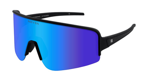 Strides Black Square Polarized Sunglasses from Neven Eyewear.