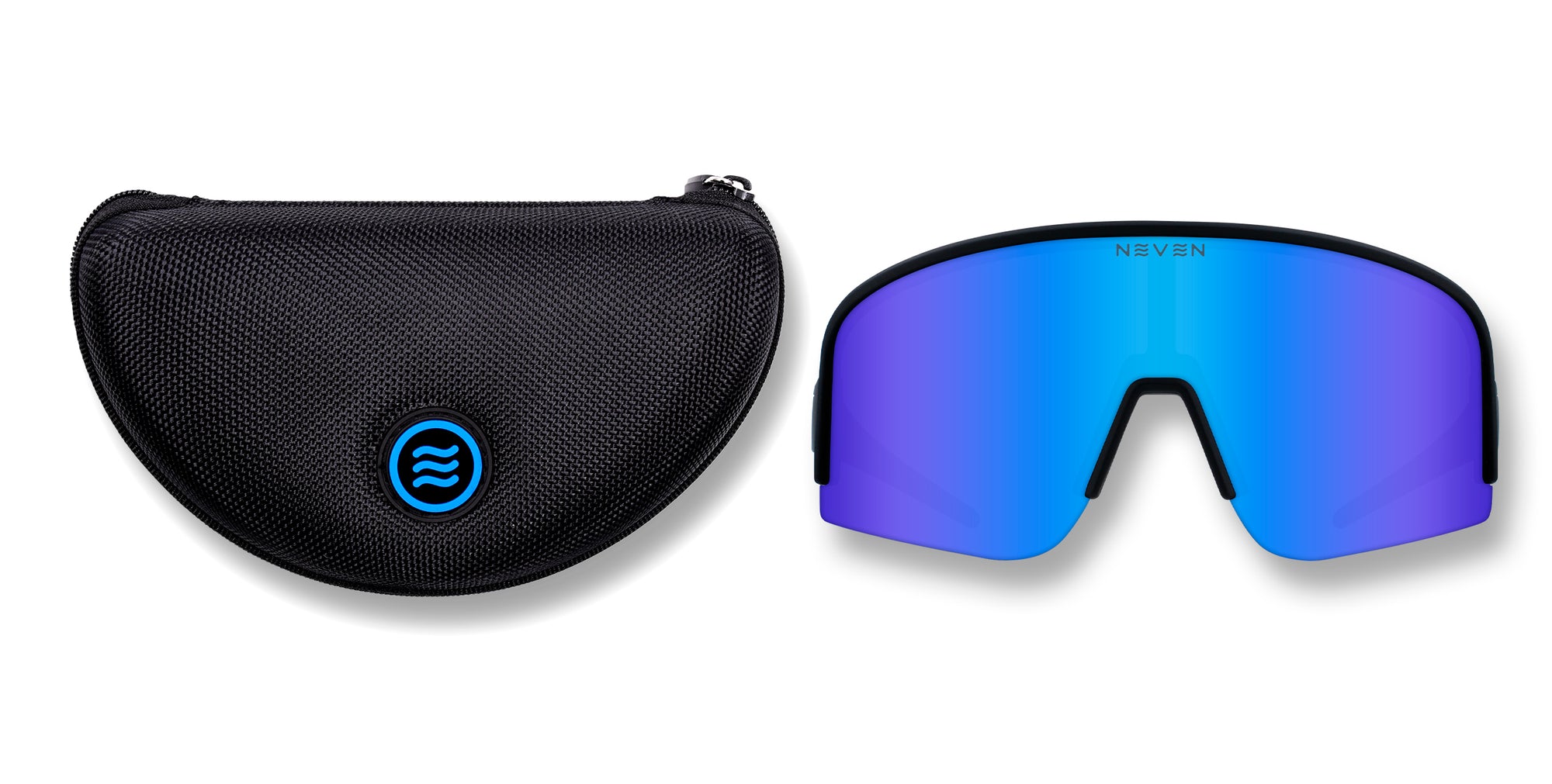 Strides Black Square Polarized Sunglasses from Neven Eyewear.