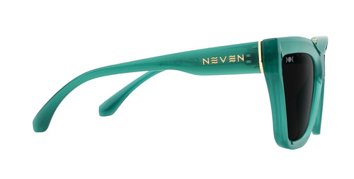 Iris Teal Cat Eye polarized sunglasses from Neven Eyewear.