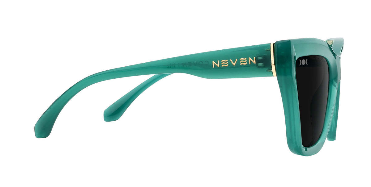 Iris green cat eye polarized sunglasses from Neven Eyewear