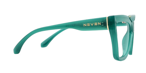 Iris green cat-eye polarized sunglasses from Neven Eyewear.