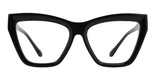 Nocturnal Black Cat-eye prescription glasses from Neven Eyewear.
