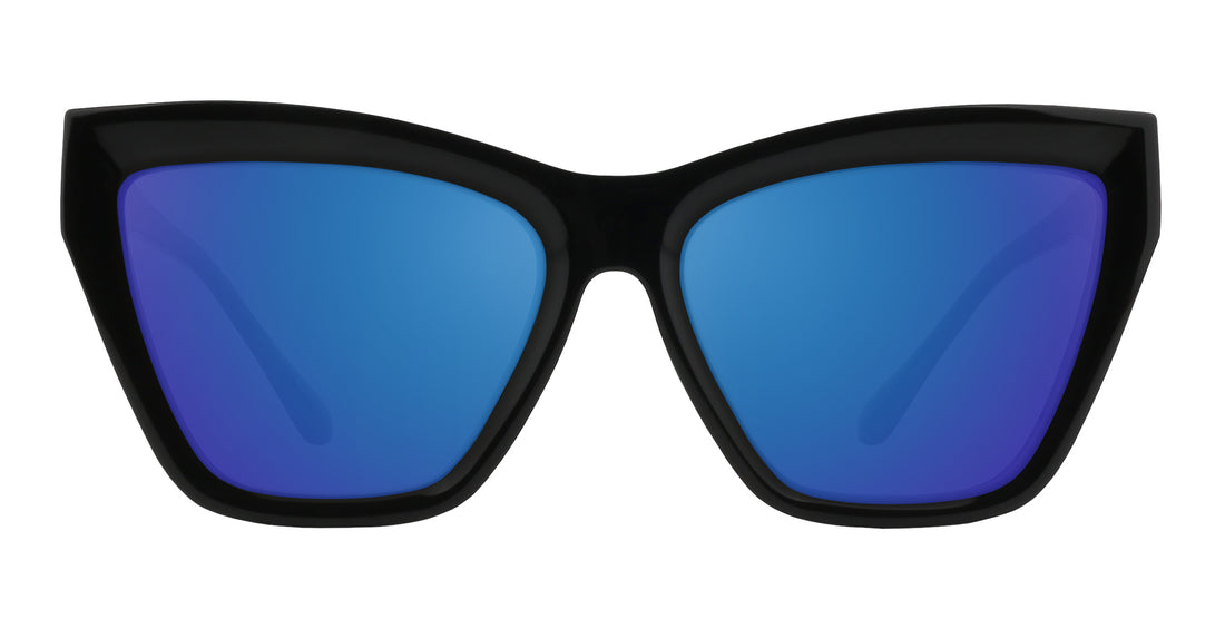 Nocturnal Black Cat-eye prescription glasses from Neven Eyewear.