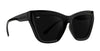 Nocturnal Black Cat Eye polarized sunglasses .