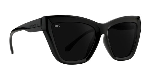 Nocturnal Black cat-eye polarized sunglasses from Neven Eyewear.