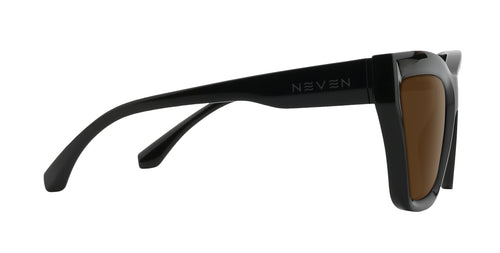 Nocturnal Black Cat-eye prescription glasses from Neven Eyewear.