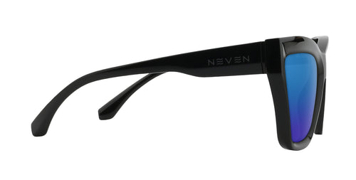 Nocturnal Black Cat-eye prescription glasses from Neven Eyewear.
