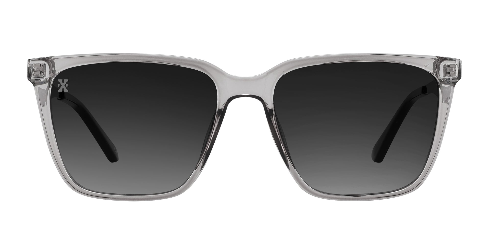 Tornado gray rectangular polarized sunglasses from Neven Eyewear Pair name: Tornado Frame shape: rectangular.