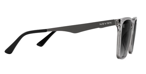 Tornado gray rectangular polarized sunglasses from Neven Eyewear Pair name: Tornado Frame shape: rectangular.