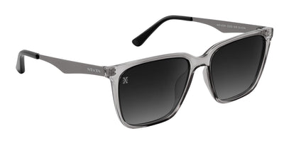 Tornado gray rectangular polarized sunglasses from Neven Eyewear Pair name: Tornado Frame shape: rectangular.
