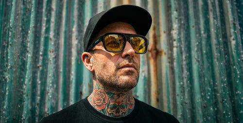 Friday yellow navigator polarized sunglasses from Neven Eyewear.